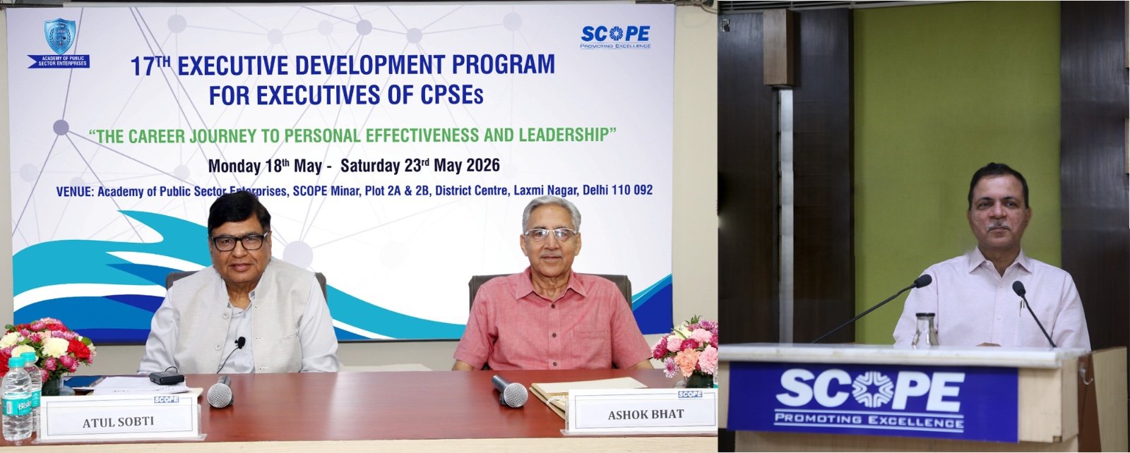 SCOPE APSE ने CPSE अधिकारियों के लिए आयोजित किया नेतृत्व विकास कार्यक्रम