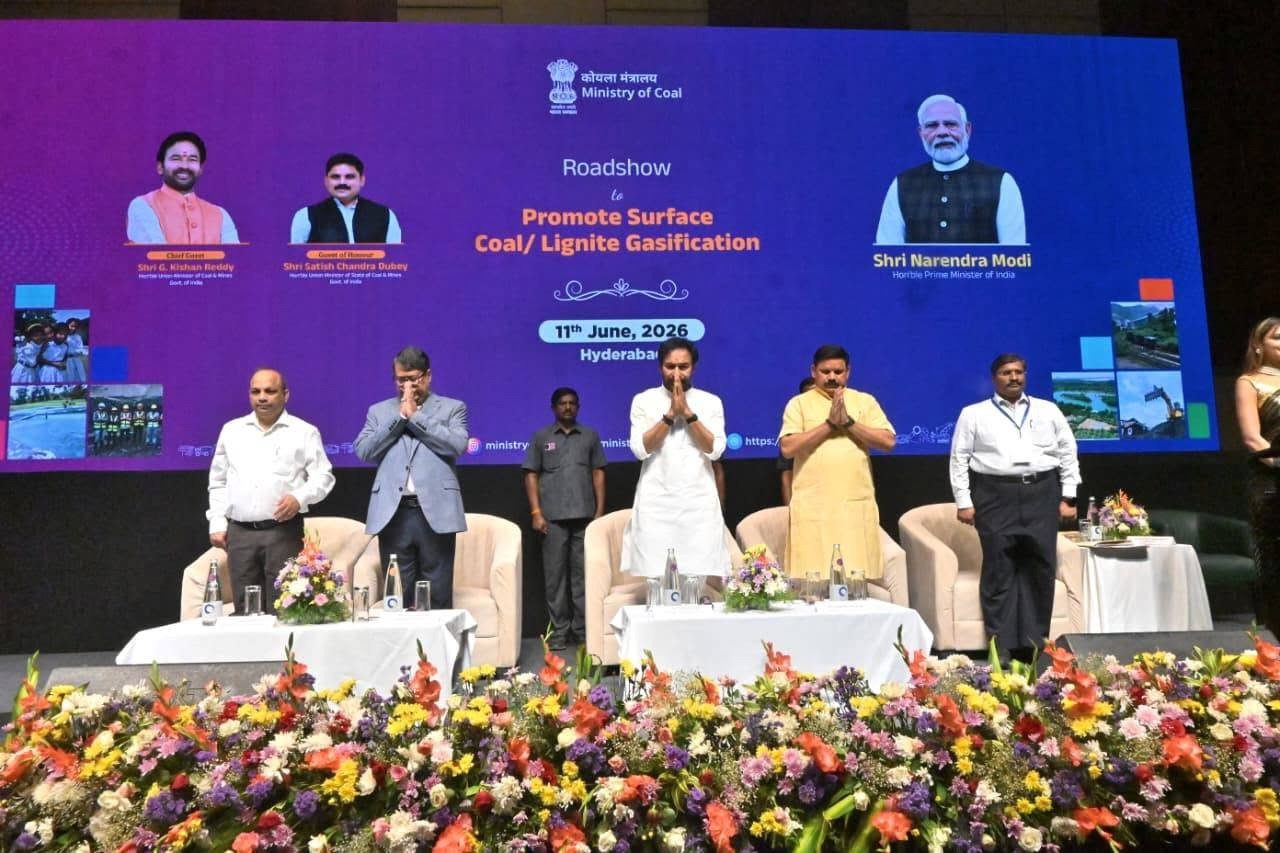 कोयला गैसीकरण से ऊर्जा आत्मनिर्भरता को मिलेगी नई गति: हैदराबाद रोडशो में केंद्रीय कोयला मंत्री ने साझा किया विजन